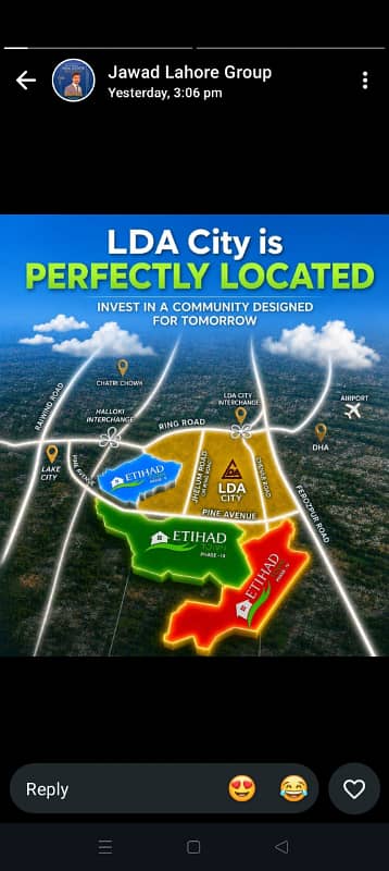 ALL DUES CLEAR 5 MARLA PLOT FOR SALE LDA CITY LAHORE JINNAH SECTOR