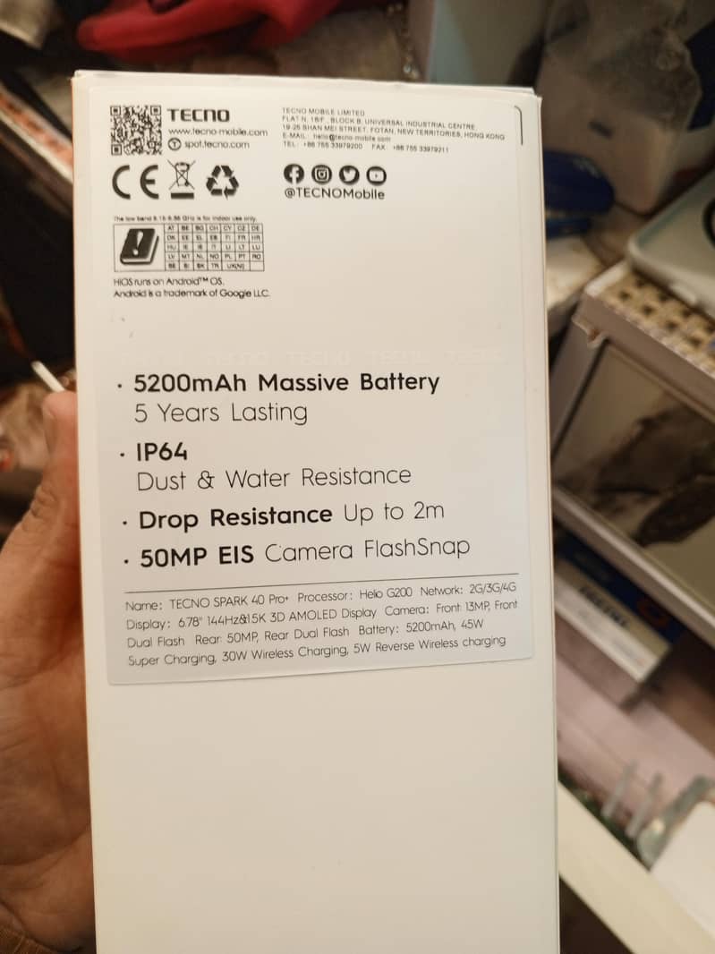 Techno spark 40 pro plus 4