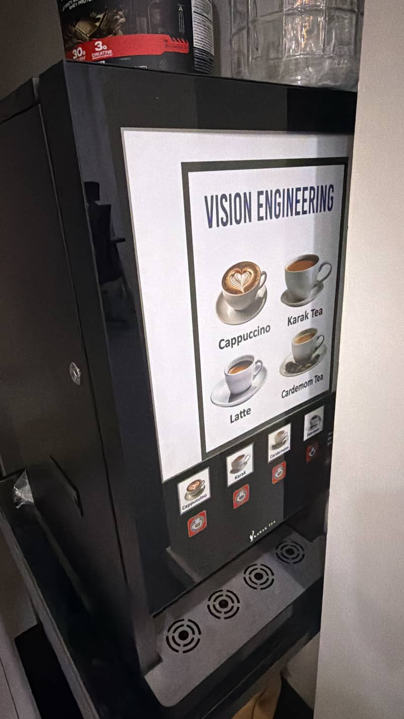 Coffee and tea machine 1