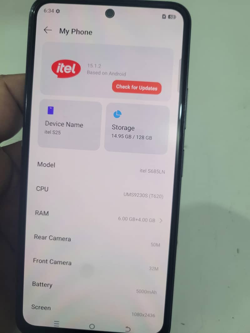 Itel S25 6
