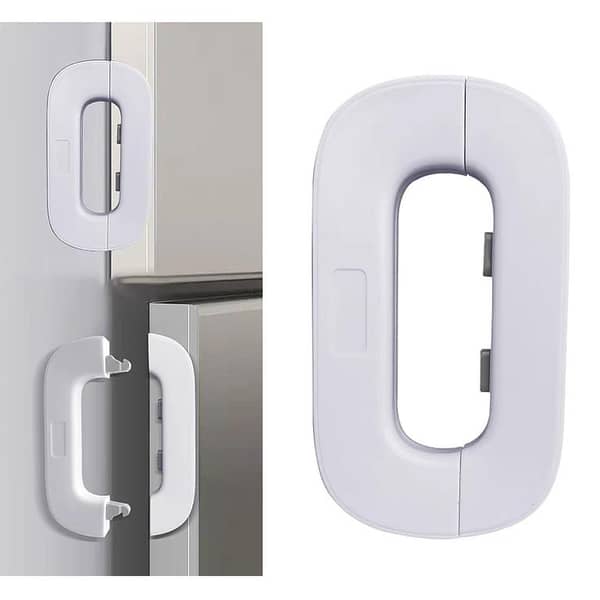 Refrigerator Lock – Child Safety Lock with Strong Adhesive, No-Drill Installation
