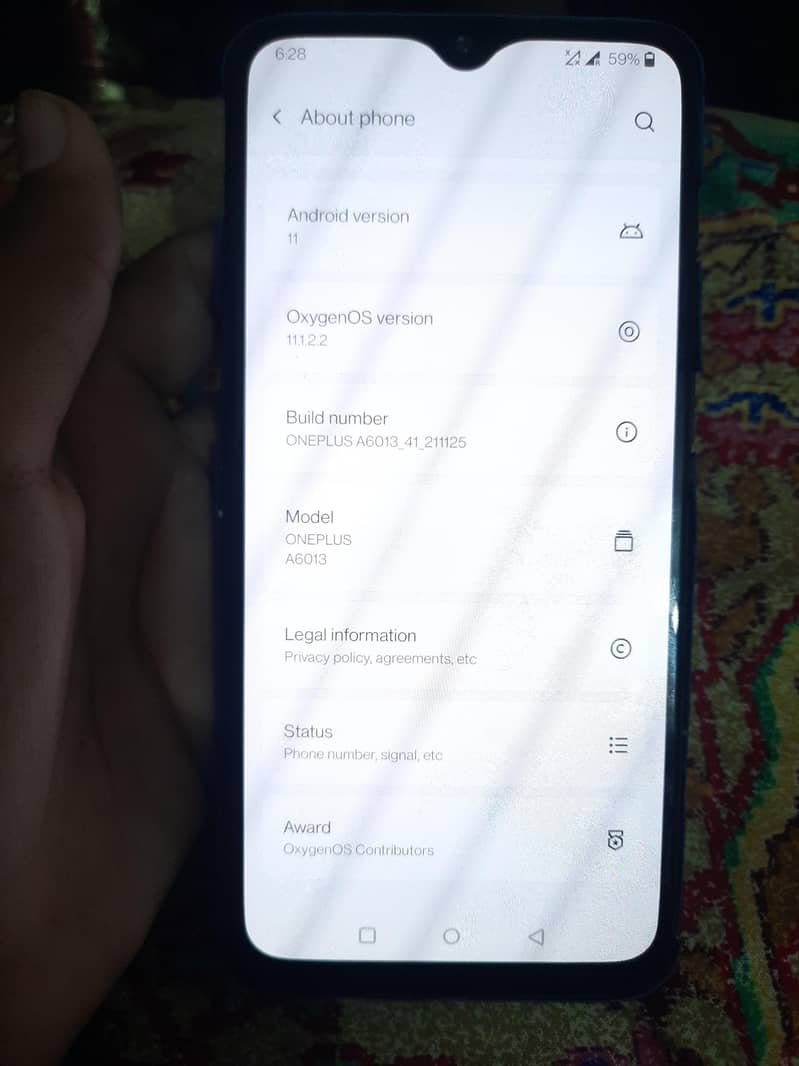 One Plus 6T 8