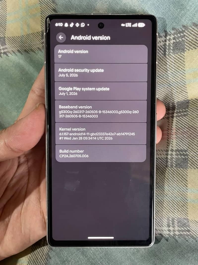 Google Pixel 7a 9