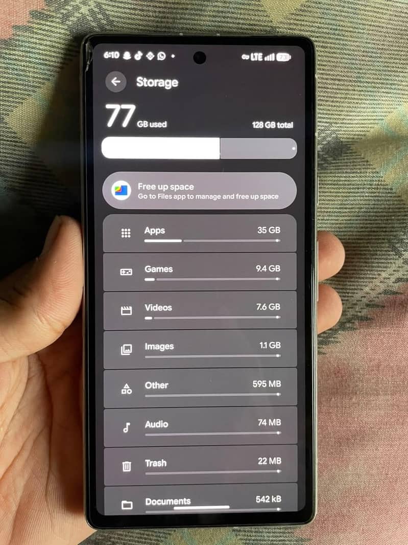 Google Pixel 7a 10