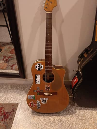 Fender Sonoran SCE Acoustic Electric Guitar + Hard Case