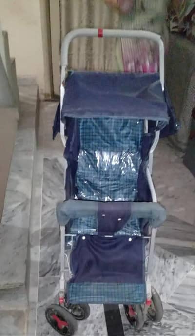 Baby pram two seater