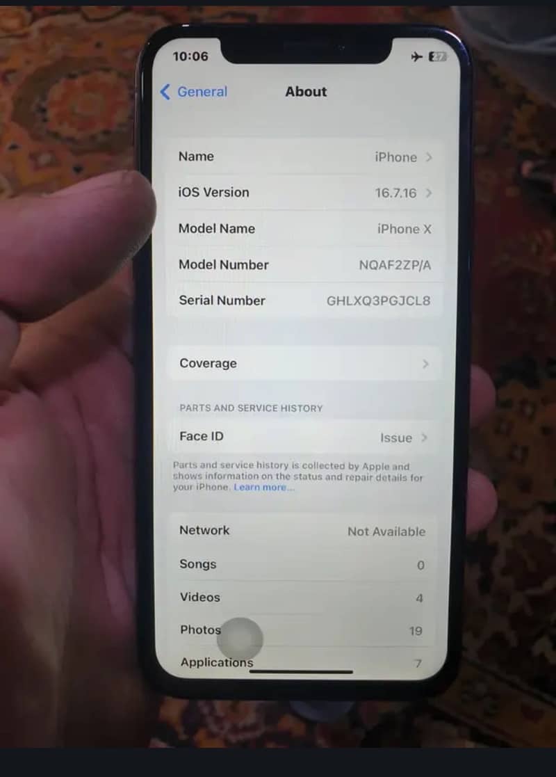 Apple iPhone X 5