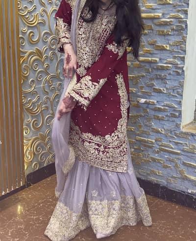 haseen official branded heavy garara dress for wedding functions