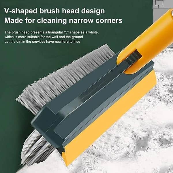 3-in-1 Magic Scrub Brush | Multifunction Cleaning Brush with Built-in Soap Dispenser | Kitchen, Bathroom & Household Cleaning Tool