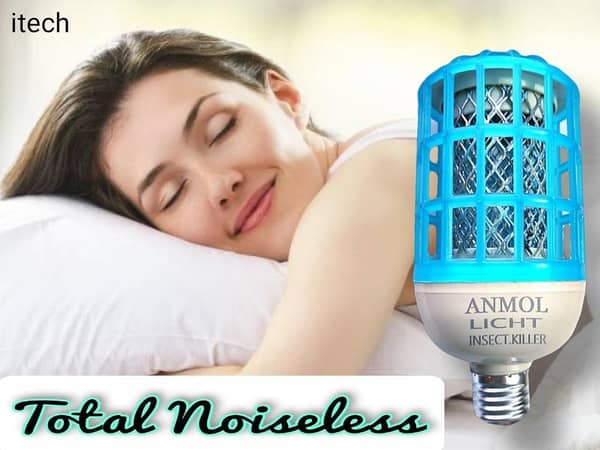 Mosquito Killer LED Bulb | Electric Insect Killer Lamp for Home, Bedroom & Outdoor Flying Insect Control