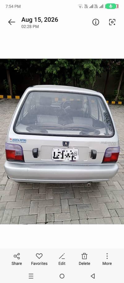 Suzuki Mehran VXR 2015