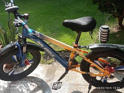 blue bicycle made in china