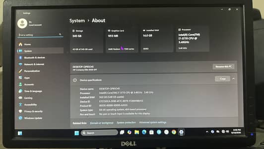Pc for sale i7 3 generation