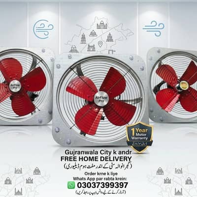 Heavy Duty 12 inch Copper Exhaust Fan -1 Year Warranty & Free Delivery