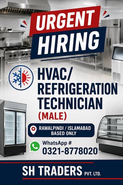 FIELD TECHNICIAN / HVAC TECH / REFRIGERATION TECH / TECHNICIAN