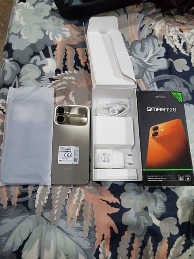 Infinix Smart 20 4+4GB RAM / 128GB – 12 Months Warranty