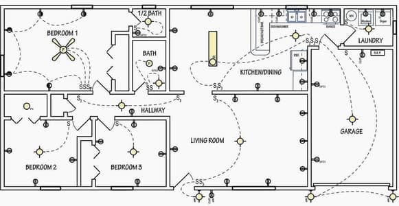 homes and plaza wiring in detail and design
