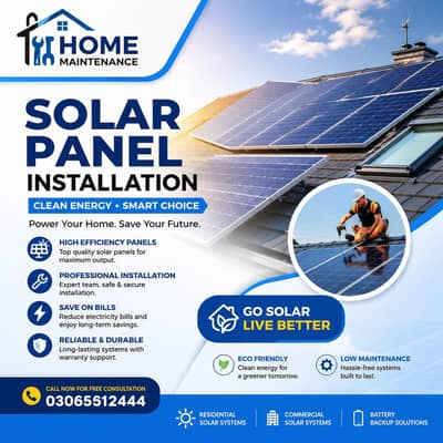 solar installation  service electrion+ and ac frag raparing
