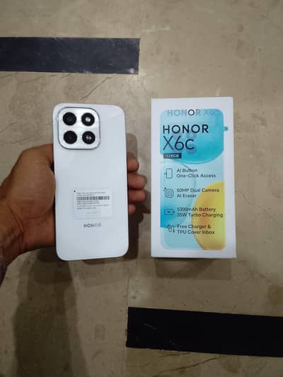 Honor x6c 6GB Ram 128GB Storage