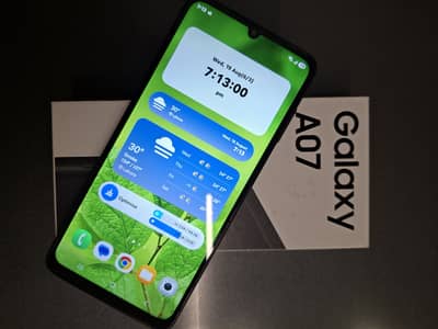 Samsung A07 4/128 (7 months warranty and PTA)