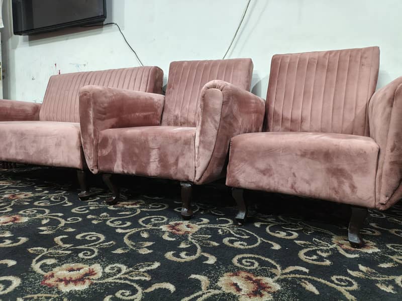 Sofa set , Wooden Sofa set , Solid Sofa set ,4 seater sofa set 2