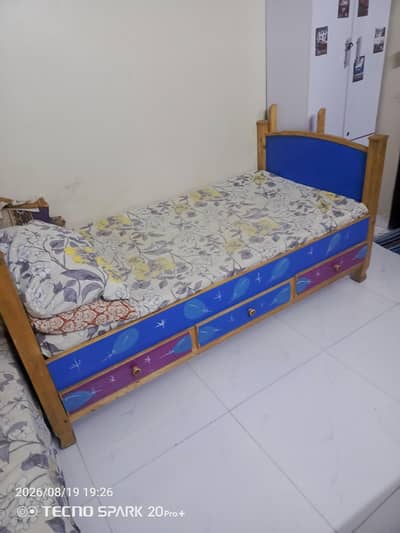 3 single beds for sale 3x6 one pair of bunker bed one normal