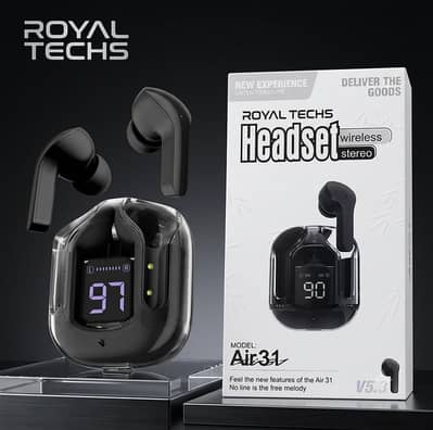 Smart touch earbuds bluetooth 5.3 with voice assistant