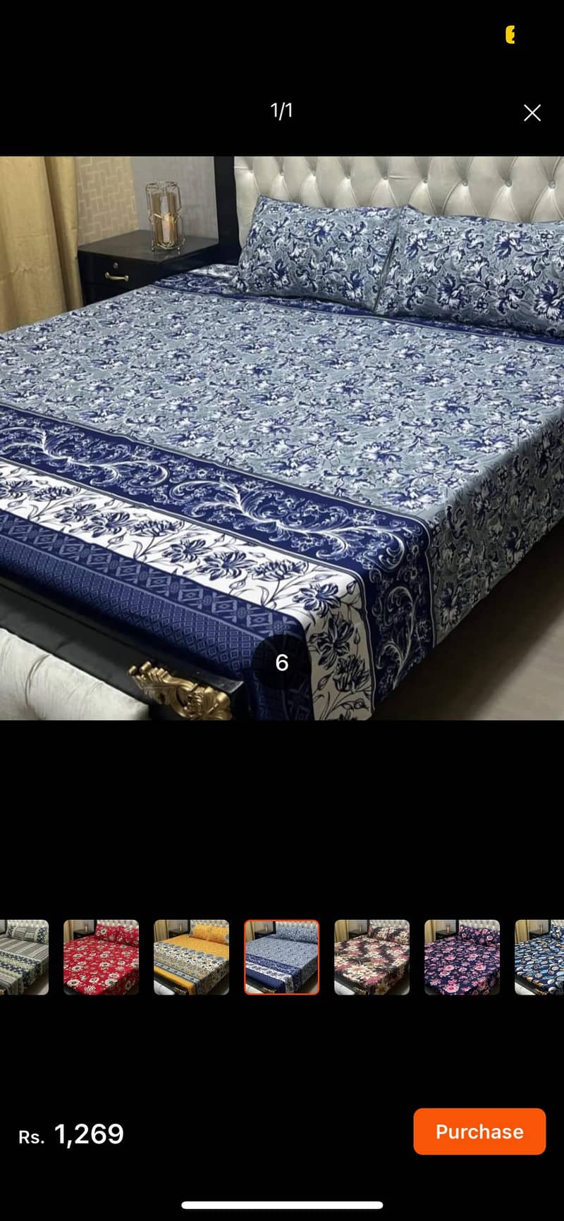 Daimond bedsheet king size 1