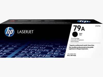 HP 79A Black Original LaserJet Toner Cartridge, CF279A
