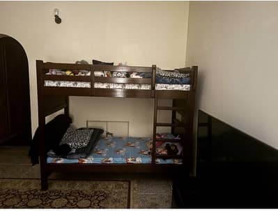 Bunk bed purely wooden