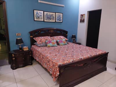 Wooden King Size  Bed Set / Double Bed Set - Excellent Condition