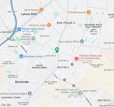 1 Kanal Residential Plot Available For Sale In DHA Phase 6 - Block D plot no 1410