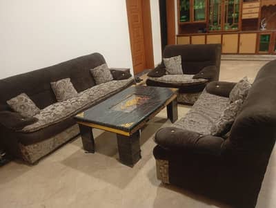 1,2,3 seater sofa with table for sale