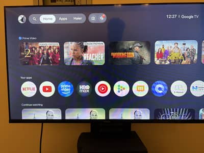 Haier Bezel-less Smart LED 43 Inches Google TV 60Hz 10 Days Used