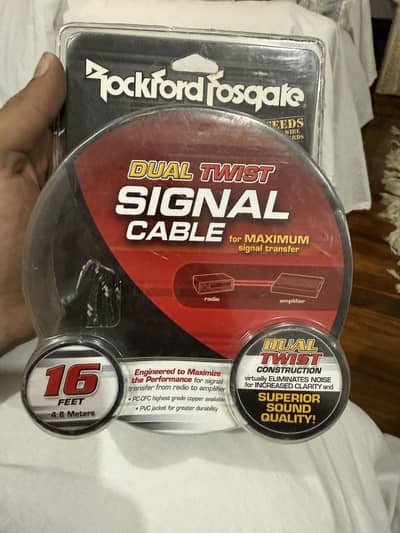 Rockford Fosgate Dual Twist RCA Made in USA