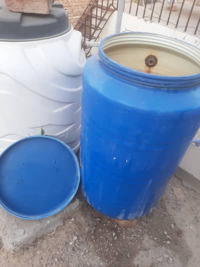50 gallon water tank with tap