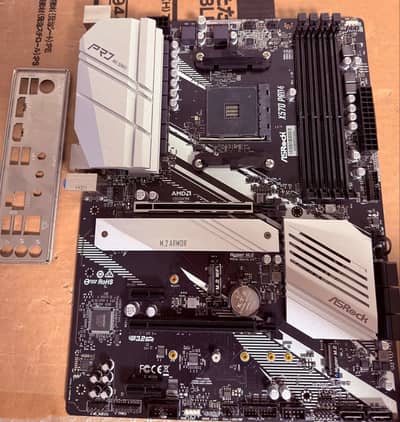 ASRock X570 Pro4 AMD AM4 ATX Motherboard with I/O Panel, DDR4