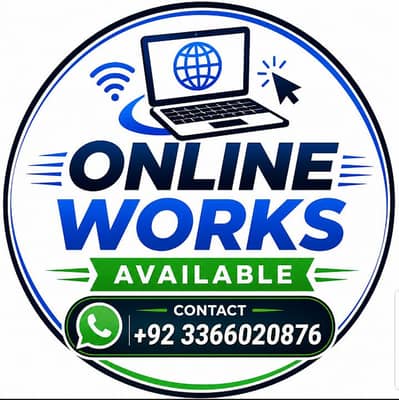 All type of online works available