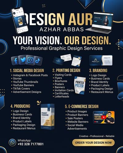 Professional Graphic Designer - Logo Design, Social Media Post&banners