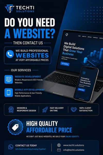 Professional Website & Mobile App Development at Affordable Prices
