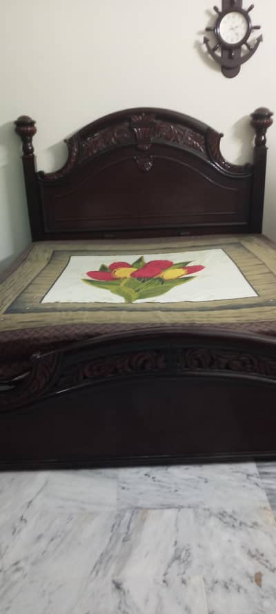Wooden bed
