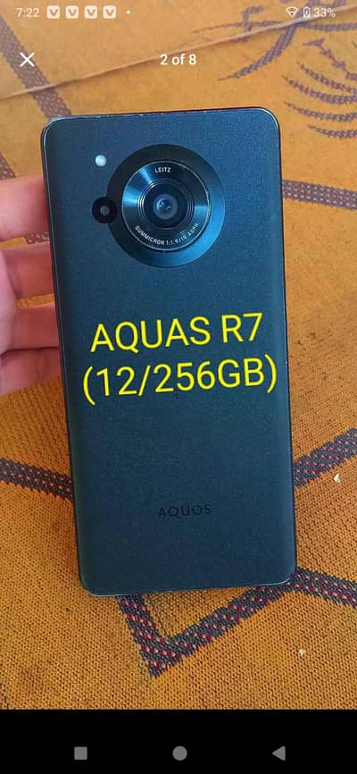 AQUAS R7 12/256GB SIM1 BLOK SIM2 OK SMAL CRIK SMAL DOT BAQI FULL OK