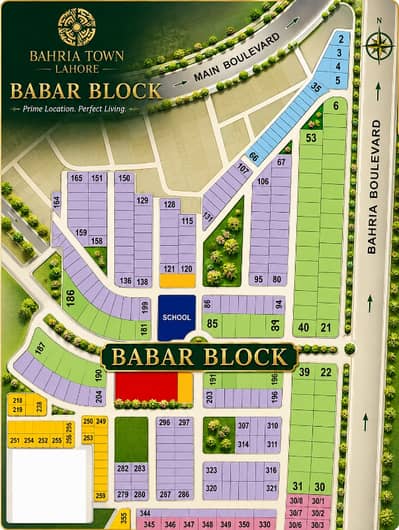 2 kanal plot for sale in bahria town babar block