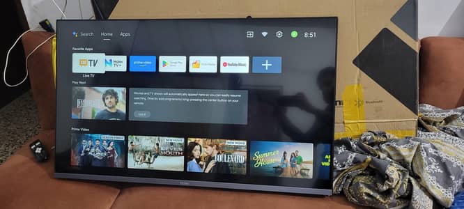 Haier 43 inch 4k UHD LED Box stand remote price final