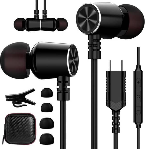 IPHONE ORIGINAL TYPE C HANDFREE EARPHONE  Original HiFi Stereo Type C Handsfree Earphones – Premium In-Ear Earbuds with Mic & Full Media Control