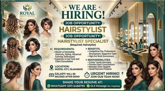 Hairstylist Specialist (Female Only)