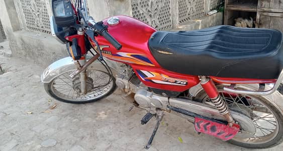 Red Colour Bike