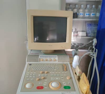 Used-Toshiba SSA-340A Ultrasound Machine with Voltage converter 220V