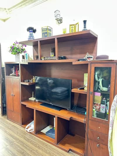 Wooden Room Divider / TV Entertainment Unit