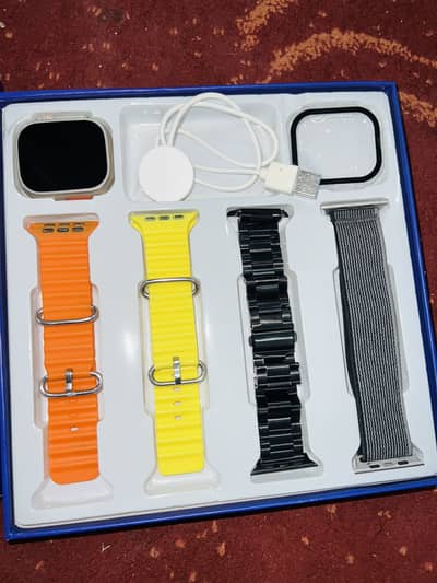 SMART WATCH ULTRA 2.05 INCH SCREEN ADVENTURE AWAITS FOUR IN ONE STRAP